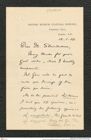 Nachlass Franz Steindachner, Brief von G. A. Boulenger an Franz Steindachner (12.01.1910), Inv.Nr. 49.05, Seite 1